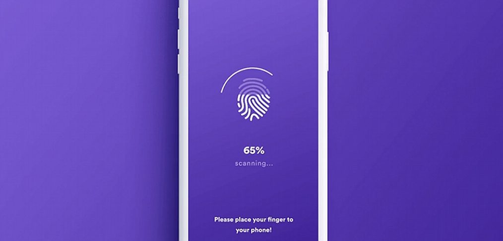 Touch ID fingerprint XD login animation