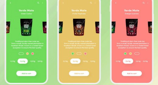 XD Ecommerce interaction concept